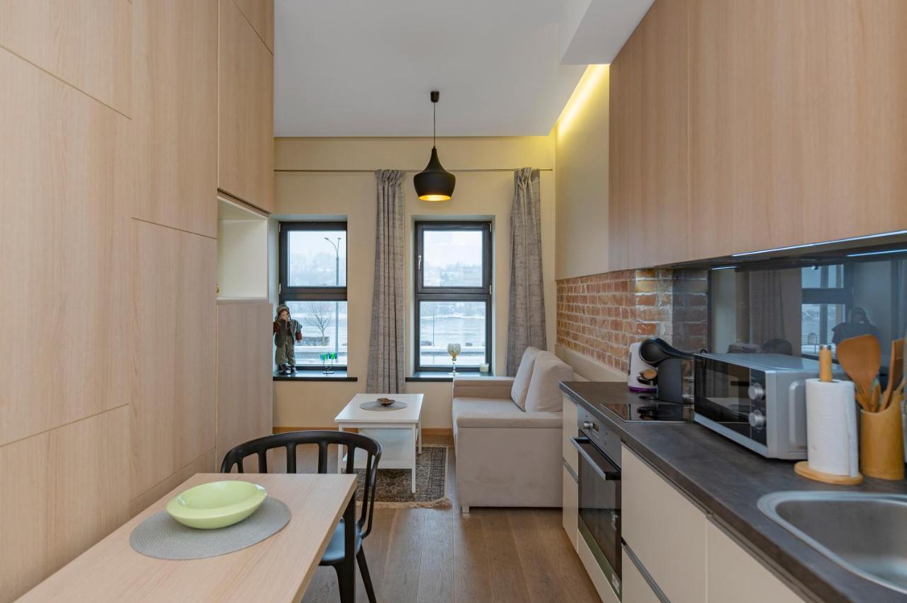 Deluxe River View Apartment By Polo Apartment 카우나스 외부 사진