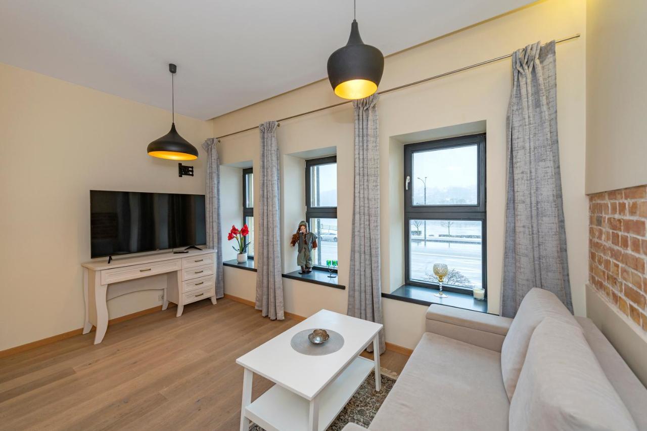 Deluxe River View Apartment By Polo Apartment 카우나스 외부 사진